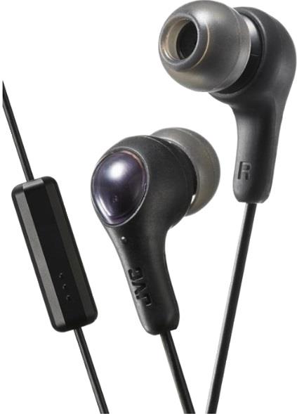 JVC Auricolari in-ear JVC Gumy Plus FX7M con cavo e microfono nero